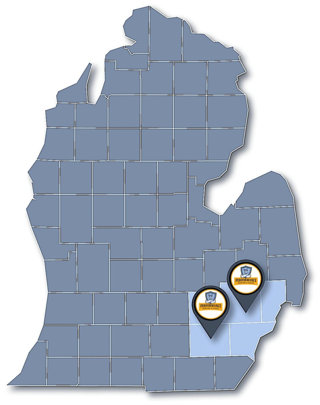 southeast michigan roofing service area