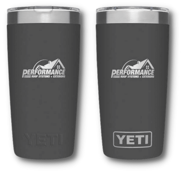 Yeti Roofing Tumbler For PRSE Roofing Promotion