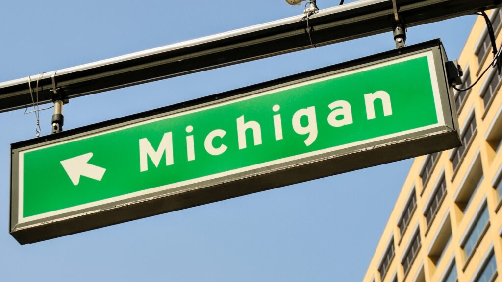 Pontiac Michigan Street sign