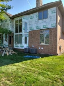 Professional installation of James Hardie siding for a durable and long-lasting home exterior.