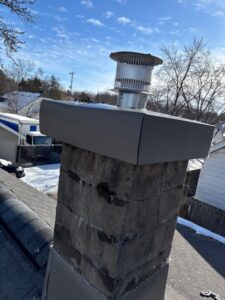 Professional chimney flashing repair to stop roof leaks