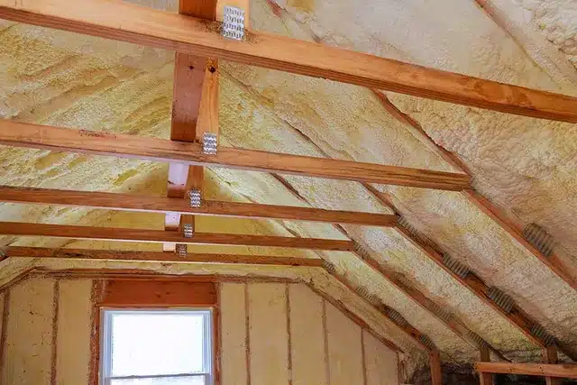 Roof insulation by Performance Roofing and Siding