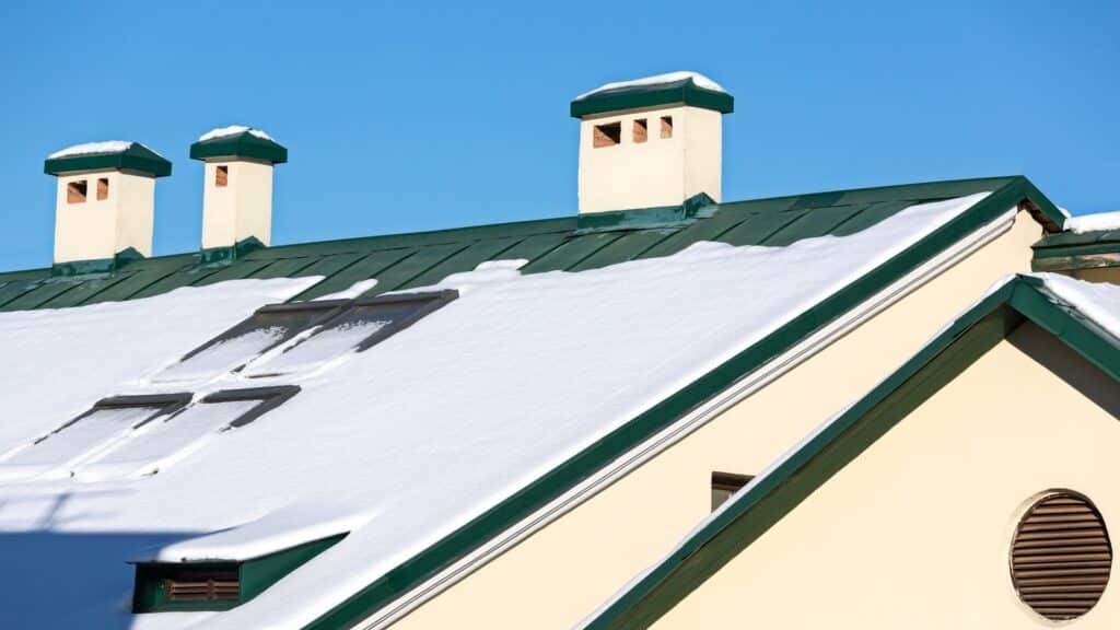 Winter Roof Plan Skylights MI