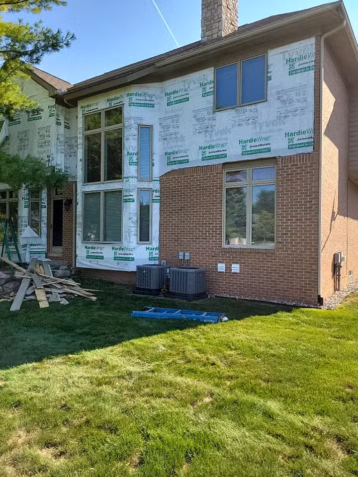 Professional installation of James Hardie siding for a durable and long-lasting home exterior.