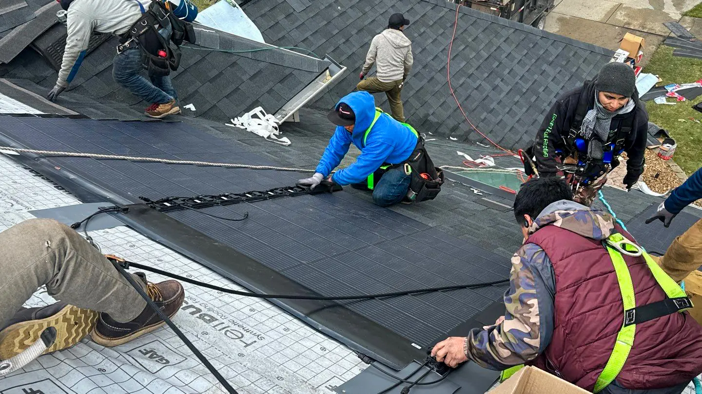Solar Shingle Roof Installation | Performance Roofing and Siding