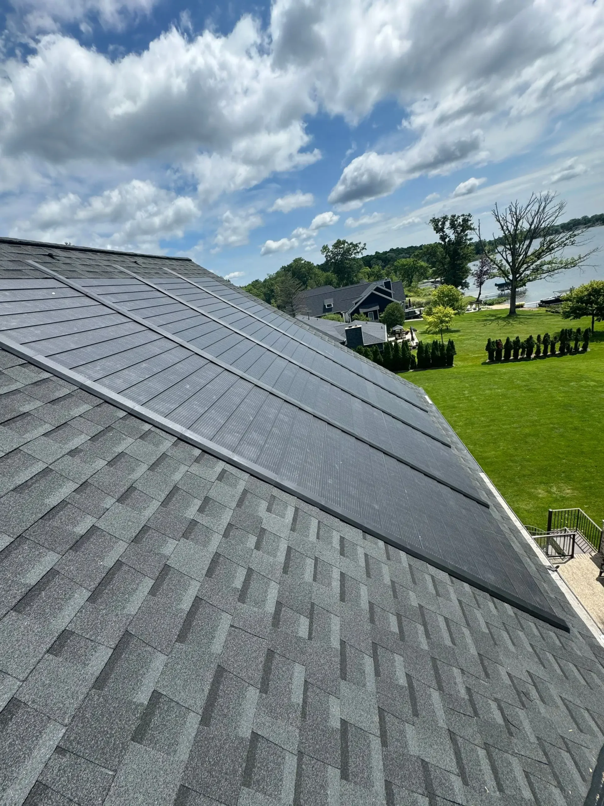 Solar Shingles Installed by Performance Roofing and Siding scaled