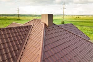 Metal roofing on a modern house house is a great choice
